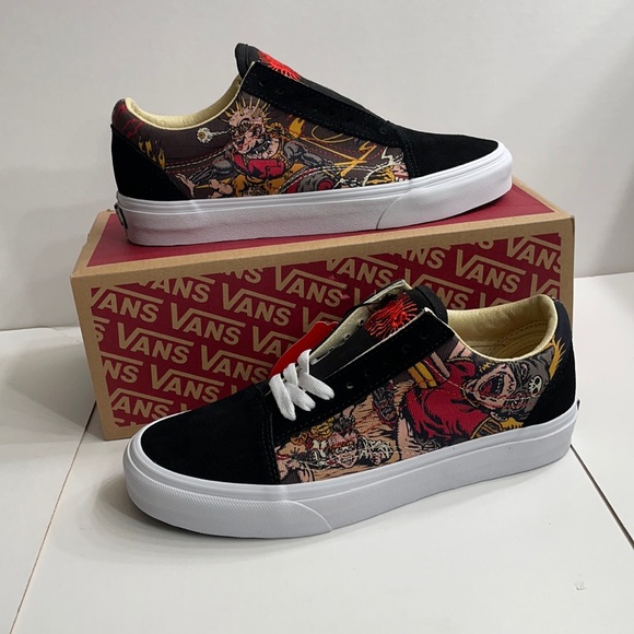 Vans Old Skool off The wall gallery Dwiky aka